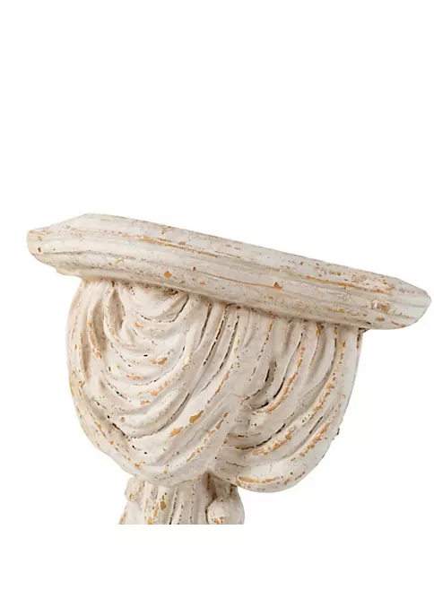 Wholesale 👏 A & B Home 13.75" Cream White Antique Style Decorative Wall Shelf ✔️ 6 Wholesale 👏 A & B Home 13.75" Cream White Antique Style Decorative Wall Shelf ✔️ - Image 4