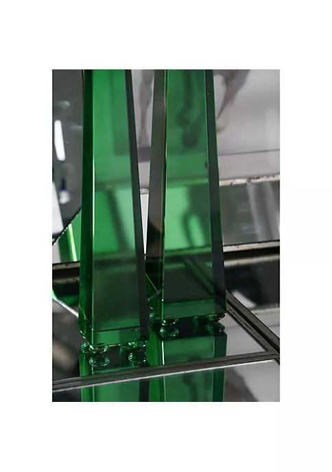 Best Pirce 🎉 A & B Home 11.75" Green Glass Contemporary Style Obelisk Decorative Accent ⭐ 5 Best Pirce 🎉 A & B Home 11.75" Green Glass Contemporary Style Obelisk Decorative Accent ⭐ - Image 3