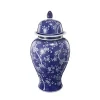 Best reviews of 🎁 A & B Home 18" Blue and White Vintage Style Cherry Blossoms Ginger Jar 😀