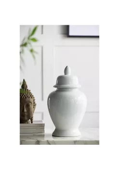 Cheap 💯 A & B Home 17" White Vintage Style Seaford Ginger Medium Jar 😍 -A & B Home Online Shop Belk 1043
