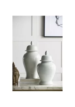 Cheap 💯 A & B Home 17" White Vintage Style Seaford Ginger Medium Jar 😍 -A & B Home Online Shop Belk 1045