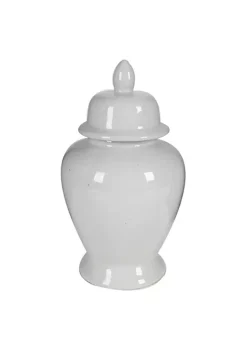 Cheap 💯 A & B Home 17" White Vintage Style Seaford Ginger Medium Jar 😍 -A & B Home Online Shop Belk 1046
