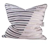 Discount 💯 A & B Home 21.5" Blue and Cream White Striped Square Throw Pillow 🥰 -A & B Home Online Shop Belk 1052