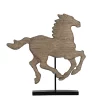 Discount ⌛ A & B Home 19.5" Brown and Black Defiance Spirited Horse Large Horse Accent 🧨 -A & B Home Online Shop Belk 1073