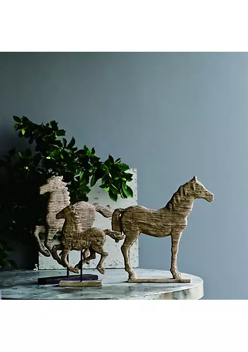 Discount โ A & B Home 19.5" Brown and Black Defiance Spirited Horse Large Horse Accent ๐งจ 4 Discount โ A & B Home 19.5" Brown and Black Defiance Spirited Horse Large Horse Accent ๐งจ - Image 2