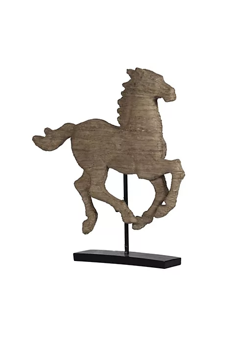 Discount โ A & B Home 19.5" Brown and Black Defiance Spirited Horse Large Horse Accent ๐งจ 5 Discount โ A & B Home 19.5" Brown and Black Defiance Spirited Horse Large Horse Accent ๐งจ - Image 3