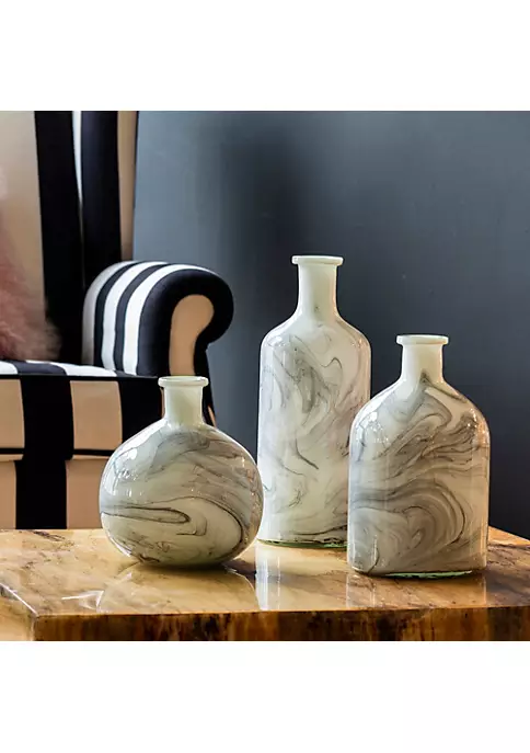 Coupon π€© A & B Home 15.5" Black and White Large Sleek Glass Swirl Flower Vase π 4 Coupon π€© A & B Home 15.5" Black and White Large Sleek Glass Swirl Flower Vase π - Image 2