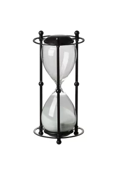 Outlet ✨ A & B Home 13" Black and White Hour Glass In Stand 🔔 -A & B Home Online Shop Belk 1079