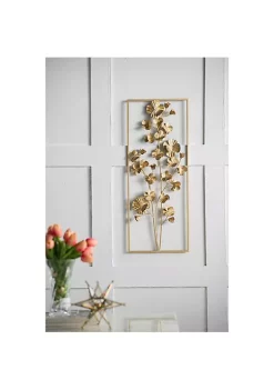 Budget ⌛ A & B Home 30" Gold Classic Vintage Style Rectangular Wall Art Decor 🔥 -A & B Home Online Shop Belk 1116