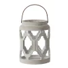 New ✔️ A & B Home 12.5" Gray and Black Contemporary Cylindrical Lantern 👏 -A & B Home Online Shop Belk 1119