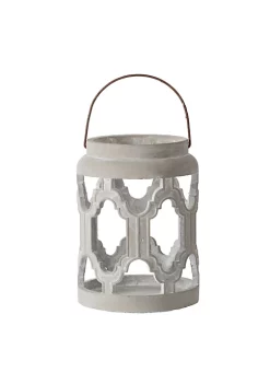 New ✔️ A & B Home 12.5" Gray and Black Contemporary Cylindrical Lantern 👏 -A & B Home Online Shop Belk 1122
