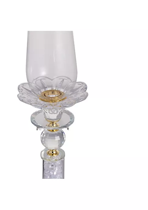 Best Pirce ๐ A & B Home 21.25" Clear and Gold Lainey Cathedral Medium Candle Holder โ๏ธ 5 Best Pirce ๐ A & B Home 21.25" Clear and Gold Lainey Cathedral Medium Candle Holder โ๏ธ - Image 3