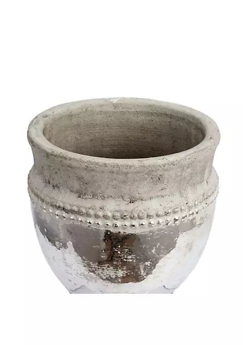 Cheap โจ A & B Home Set of 2 Brown Classic Vintage Style Round Shaped Pot 7.5" ๐ 6 Cheap โจ A & B Home Set of 2 Brown Classic Vintage Style Round Shaped Pot 7.5" ๐ - Image 4