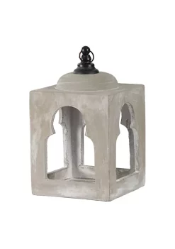 Best reviews of 👍 A & B Home 15.5" Gray and Black Contemporary Outdoor Garden Square Lantern 🛒 -A & B Home Online Shop Belk 1143