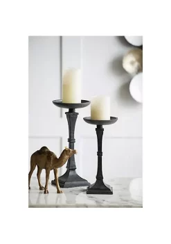Flash Sale ⌛ A & B Home 13.25" Solid Matte Black Fabius Tall Pillar Candle Holder 🛒 -A & B Home Online Shop Belk 1175