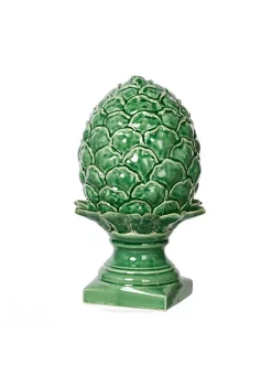 Deals 🎉 A & B Home 12" Green Classic Vintage Style Blooming Artichoke Large Accent 👍