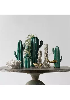 Hot Sale 🔔 A & B Home 14" Blue Modern Chic Style Prickly Textured Large Cactus Accent 🥰 -A & B Home Online Shop Belk 1192
