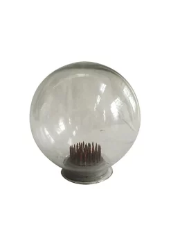 Coupon 🎉 A & B Home 7.5" Clear and Gray Vintage Style Glass Dome Globe 😍