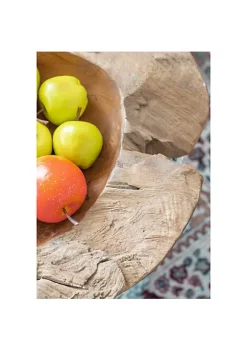 Hot Sale 🧨 A & B Home 4" Teak Light Brown Serving Bowl 👏 -A & B Home Online Shop Belk 1200