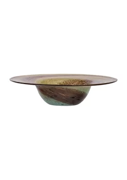 Best reviews of ✨ A & B Home 13.75" Brown and Green Contemporary Blown-Glass Dinner Ware Bowl ⌛ -A & B Home Online Shop Belk 1206