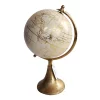 Best Sale ⌛ A & B Home 15" Gold and White Globe on Stand Tabletop Decor ⭐
