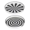 Buy 👏 A & B Home Set of 2 Quinn Black and White Round Trays 13.75" ✨ -A & B Home Online Shop Belk 1222