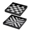 Deals 👍 A & B Home Set of 2 Quinn Black and White Square Trays 13.75" 👏 -A & B Home Online Shop Belk 1236