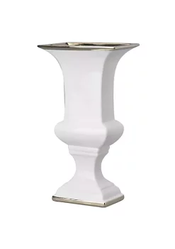 Top 10 🧨 A & B Home 13.5" White and Gold Classic Vintage Elliott Urn 😍 -A & B Home Online Shop Belk 1249