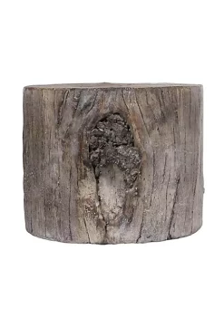 Hot Sale 🥰 A & B Home 9.5" Brown Medium Round Tree Stump Cement Stool 💯 -A & B Home Online Shop Belk 1253