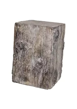 Hot Sale 🥰 A & B Home 9.5" Brown Medium Round Tree Stump Cement Stool 💯 -A & B Home Online Shop Belk 1255