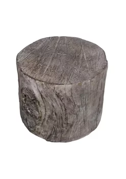 Hot Sale 🥰 A & B Home 9.5" Brown Medium Round Tree Stump Cement Stool 💯 -A & B Home Online Shop Belk 1256