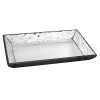 Discount ⌛ A & B Home 12.5" Gray and Silver Vintage Glamour Style Rectangular Glass Tray 🤩 -A & B Home Online Shop Belk 1277