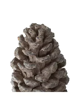 Hot Sale 😍 A & B Home 14" Gray and Brown Traditional Style Pine Cone Tabletop Decor ⌛ -A & B Home Online Shop Belk 1329