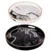 Top 10 🔥 A & B Home Set of 2 Black and White Quinn Round Trays with Gold Accents 13.75" 😉 -A & B Home Online Shop Belk 1347