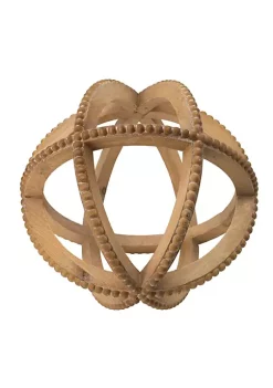 Wholesale 😉 A & B Home 10" Brown Transitional Ball Orbs with Bead Trim 👍 -A & B Home Online Shop Belk 1400