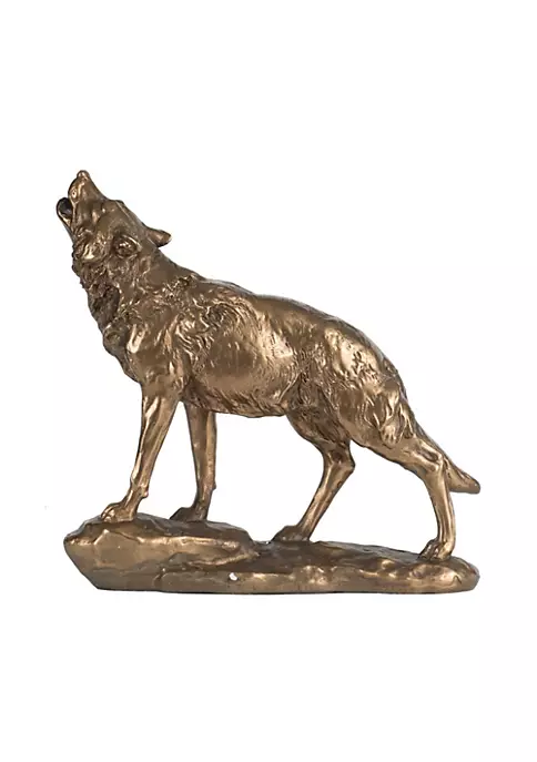 Buy ๐ A & B Home 9.25" Copper Vintage Classic Large Wolf Shaped Decorative Statue โ๏ธ 6 Buy ๐ A & B Home 9.25" Copper Vintage Classic Large Wolf Shaped Decorative Statue โ๏ธ - Image 4