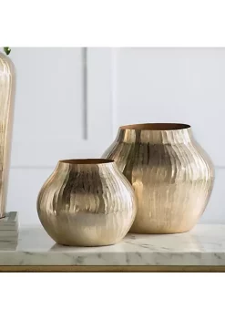 Top 10 😍 A & B Home 13.25" Gold Solid Contemporary Decorative Chiseled Vase - Large 🥰 -A & B Home Online Shop Belk 143