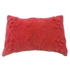 Promo ✔️ A & B Home 20" Red Classic Cable knit Rectangular Throw Pillow 🛒 -A & B Home Online Shop Belk 1442