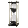 Best Pirce 🔥 A & B Home 9" Black and Clear Vintage Style Hourglass in Stand ❤️