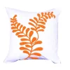 Budget 👏 A & B Home 18" White and Orange Embroidered Square Throw Pillow 😍 -A & B Home Online Shop Belk 1543