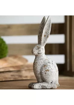 Hot Sale 🛒 A & B Home 10" Gray and Brown Nature Inspired Rustic Finish Rabbit Tabletop Decor 🌟 -A & B Home Online Shop Belk 1555