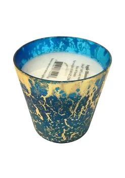 Discount 🤩 A & B Home 4" Blue and White Apple Blossom Scented Soy Wax Candle 😉