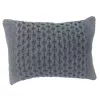Brand new 😀 A & B Home 20" Gray Honeycomb Cable Knit Rectangular Throw Pillow 🎉 -A & B Home Online Shop Belk 182