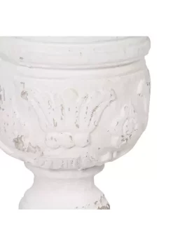 Outlet 🔔 A & B Home 35.25" Black and Green Wide Potted Fiddle-Leaf Fig Plant 🔥