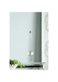 New 👏 A & B Home 20.75" Clear Unique Modern Style Tall Glass Obelisk 😍 -A & B Home Online Shop Belk 222