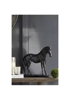 Flash Sale ✔️ A & B Home 15.25" Black and Red Classic Stallion Horse Statue 👏 -A & B Home Online Shop Belk 258