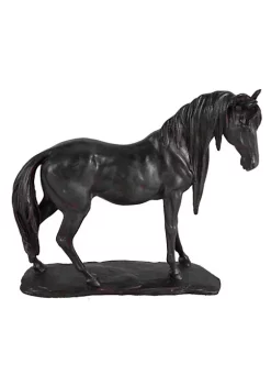 Flash Sale ✔️ A & B Home 15.25" Black and Red Classic Stallion Horse Statue 👏 -A & B Home Online Shop Belk 259