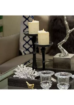 Cheap 🎉 A & B Home 11" Matte Black Fabius Iron Medium Pillar Candleholder 🥰 -A & B Home Online Shop Belk 267