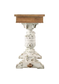 Brand new 💯 A & B Home 59" White and Brown Vintage Style Rectangular Buffet Table ✨ -A & B Home Online Shop Belk 282