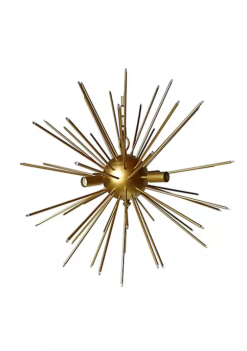 Best Sale 🥰 A & B Home 26" Gold Modern Chic Spherical Spokes Star Chandelier 🎁 4 Best Sale 🥰 A & B Home 26" Gold Modern Chic Spherical Spokes Star Chandelier 🎁 - Image 2